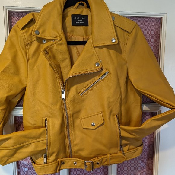 Love Tree Vegan Motorcycle Jacket - Picture 1 of 6